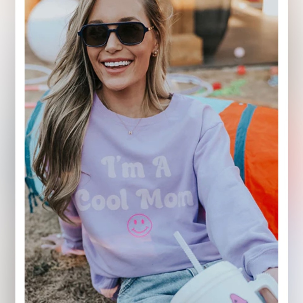 Friday + Saturday I’m a Cool Mom Sweatshirt